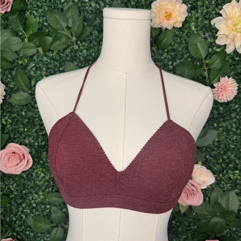 Victoria's Secret Maroon Strappy Bralette